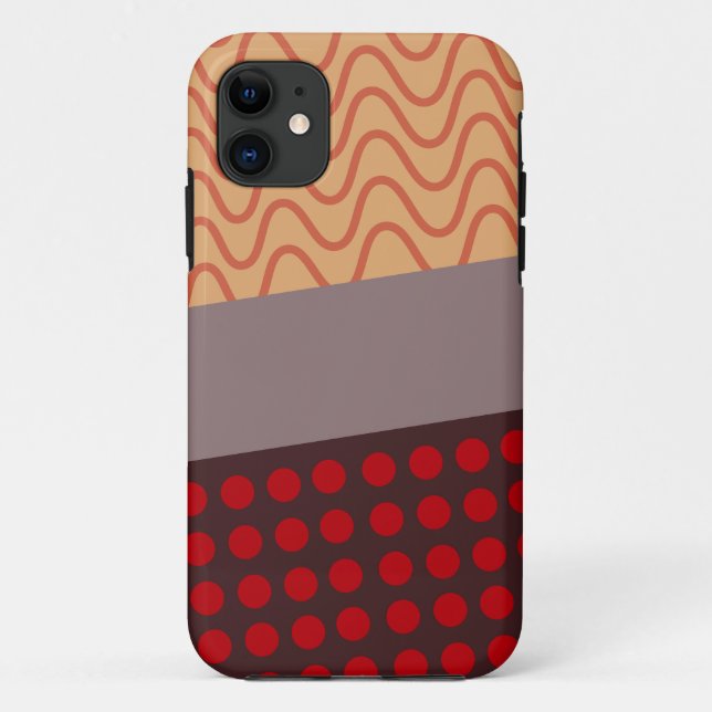 Funda De Case-Mate Para iPhone Olas y lluvia (Reverso)