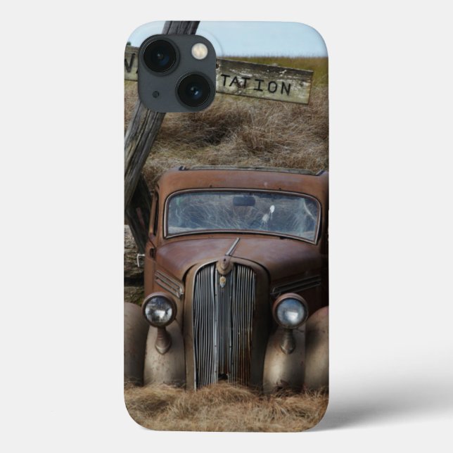 Funda De Case-Mate Para iPhone Old car (Reverso)