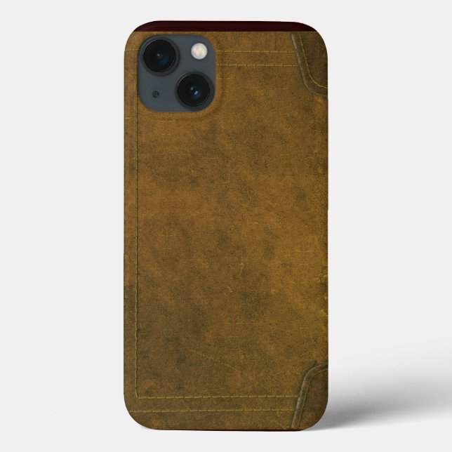 Funda De Case-Mate Para iPhone old leather book cover (Reverso)