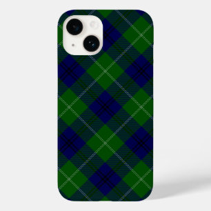 Funda Para iPhone 14 De Case-Mate Oliphant tartán azul verde a cuadros