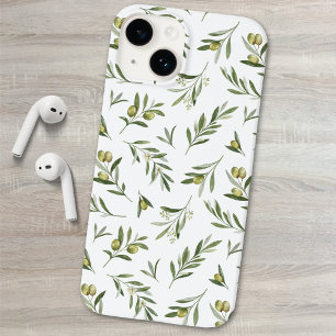 Funda Para iPhone 14 De Case-Mate Olivas acuarela verde salvia