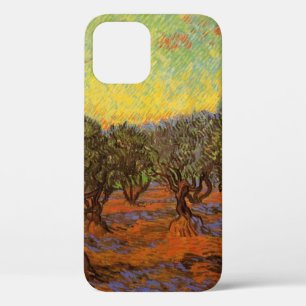 title_seo2 Olive Grove, cielo Naranja por Vincent van Gogh