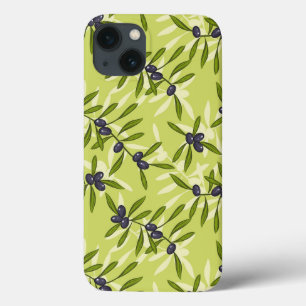 Funda Para iPhone 13 Olive Pattern
