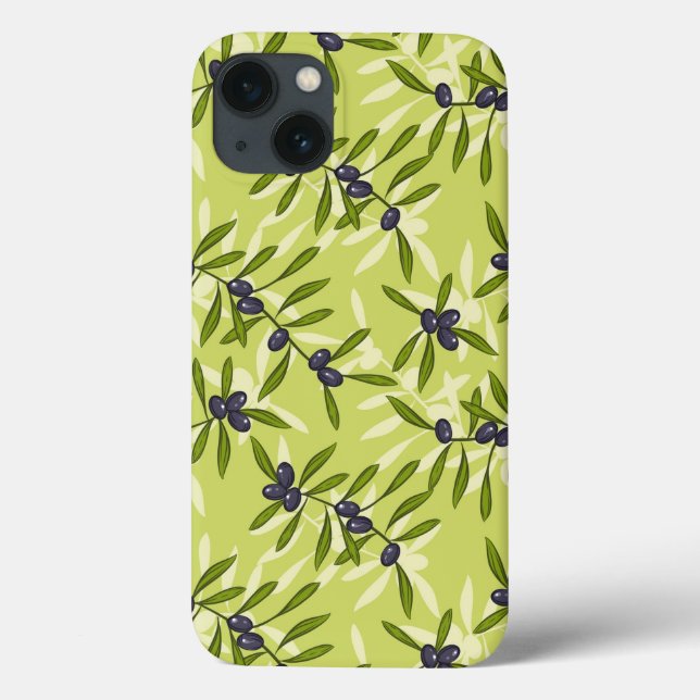 Funda De Case-Mate Para iPhone Olive Pattern (Reverso)