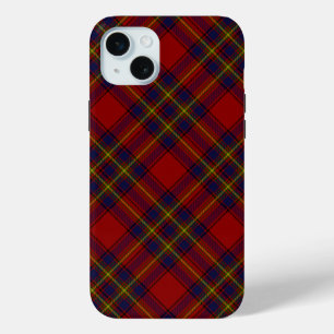 Funda Para iPhone 15 Mini Oliver tartan amarillo rojo platillo