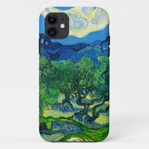 Funda Para iPhone 11 Olivos Van Gogh en un paisaje montañoso