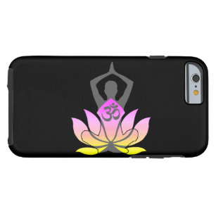 Funda Resistente Para iPhone 6 OM Namaste Espíritu Lotus Flor Yoga Pose