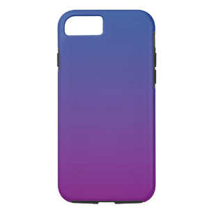 Funda Para iPhone 8/7 Ombre azul marino y púrpura