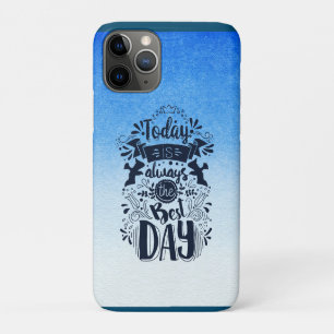 Funda Para iPhone 11 Pro Ombre Azul y blanco bucear en tonos soñados