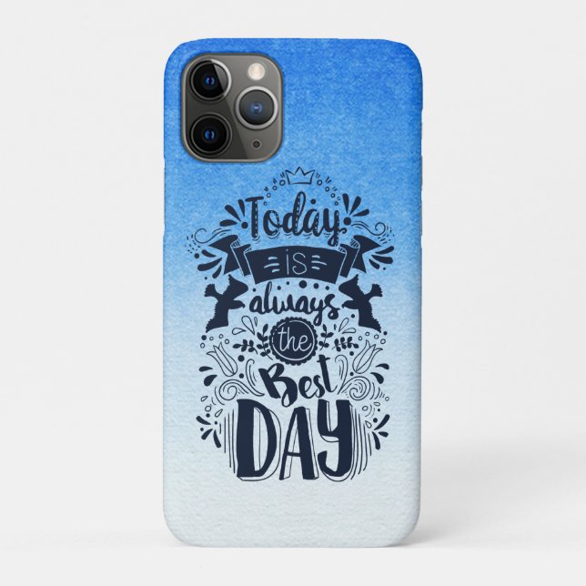 Funda De Case-Mate Para iPhone Ombre Azul y blanco bucear en tonos soñados (Reverso)