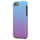 Funda De Case-Mate Para iPhone Ombre azul y púrpura (Reverso Izquierdo)