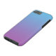 Funda De Case-Mate Para iPhone Ombre azul y púrpura (Parte superior)
