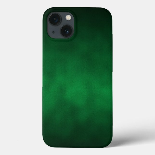 Funda De Case-Mate Para iPhone Ombre gótico verde fondo arte (Reverso)