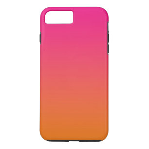 Funda Para iPhone 8 Plus/7 Plus Ombre rosado y anaranjado