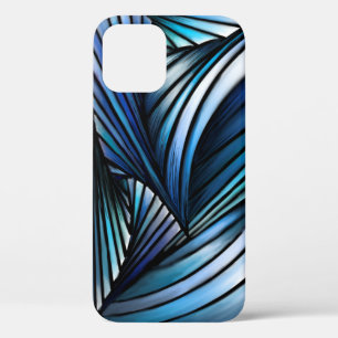 Funda Para iPhone 12 Onda azul abstracta