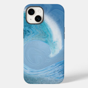 Funda Para iPhone 14 De Case-Mate Onda azul artificial
