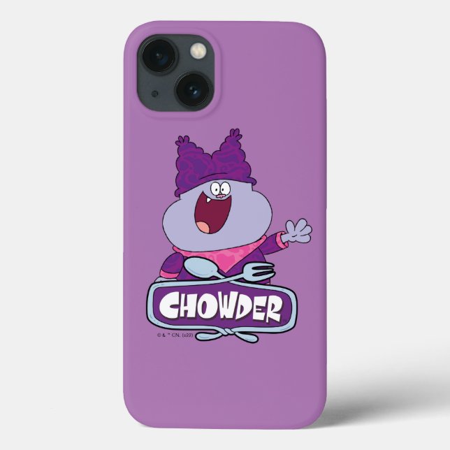 Funda De Case-Mate Para iPhone Onda de Chowder (Reverso)