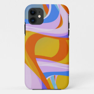 Funda Para iPhone 11 Onda fractal abstracta