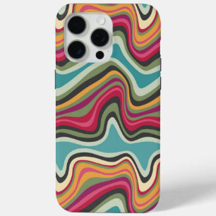 Funda Para iPhone 15 Pro Max onda retro MANA