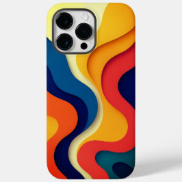 Funda Para iPhone 14 Pro Max De Case-Mate Ondas abstractas coloridas