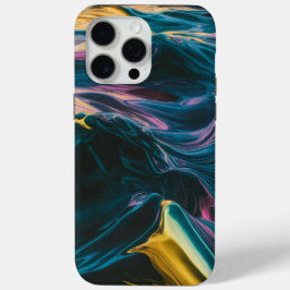 Funda Para iPhone 15 Pro Max Ondas abstractas simples