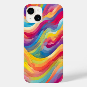 Funda Para iPhone 14 De Case-Mate Ondas arco iris