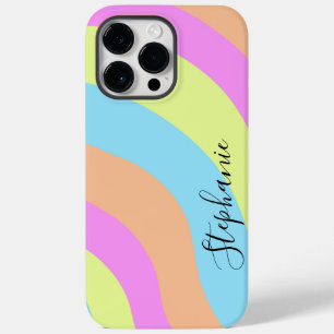 Funda Para iPhone 14 Pro Max De Case-Mate Ondas arcoiris Pastel