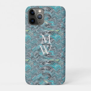 Funda Para iPhone 11 Pro Ondas de mármol