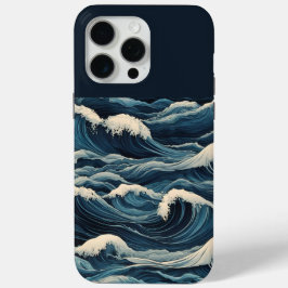 Funda Para iPhone 15 Pro Max Ondas de tsunami