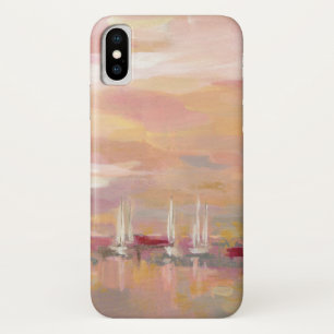 Funda Para iPhone X Ondas del carmesí