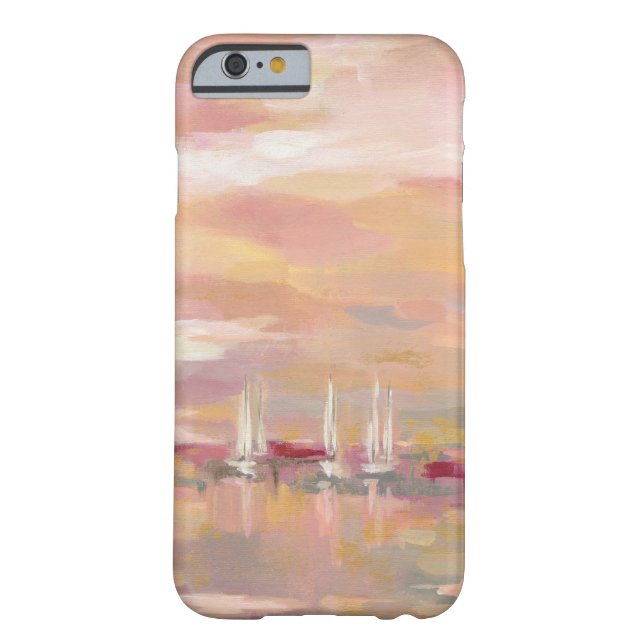 Funda De Case-Mate Para iPhone Ondas del carmesí (Reverso)