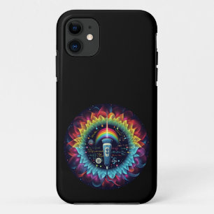 Funda Para iPhone 11 Ondas-Física de ultrasonido de color sonográfico