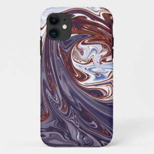 Funda Para iPhone 11 Ondas monárquicas   Mejor pintura abstracta