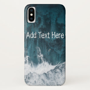 Funda Para iPhone X Ondas oceánicas en ruinas
