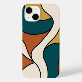 Funda Para iPhone 14 De Case-Mate Ondas retro minimalistas