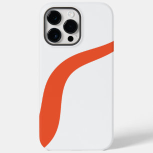 Funda Para iPhone 14 Pro Max De Case-Mate Ondas simples 3 - Naranja y blanco