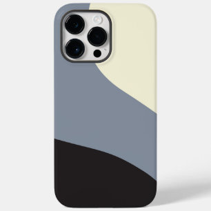 Funda Para iPhone 14 Pro Max De Case-Mate Ondas simples - Negro, gris y crema