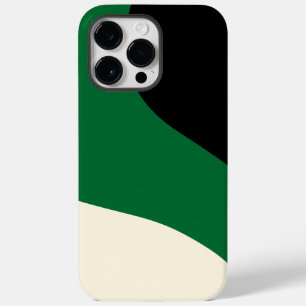 Funda Para iPhone 14 Pro Max De Case-Mate Ondas simples - Verde, Crema y Negro