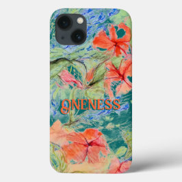 Funda Para iPhone 13 Oneness Flores Balsam y Lobelia