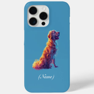 Funda Para iPhone 15 Pro Max Opción de nombre de mascota personalizado