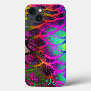 Funda Para iPhone 13 Opciones de Peacock Feathers 1-3