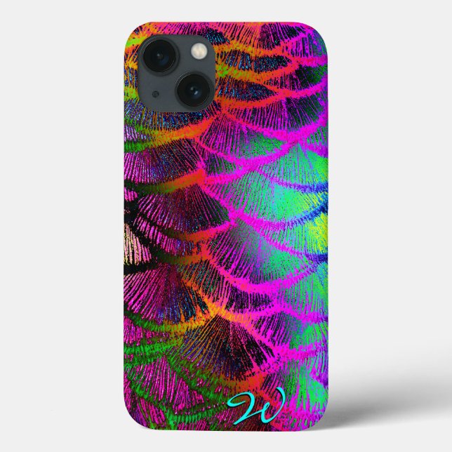 Funda De Case-Mate Para iPhone Opciones de Peacock Feathers 1-3 (Reverso)