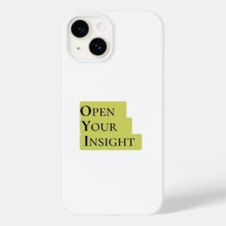 Funda Para iPhone 14 De Case-Mate Open Your Insight | Inspirational Minimalist Phone