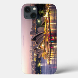 Funda Para iPhone 13 Ópera de Sidney por la noche
