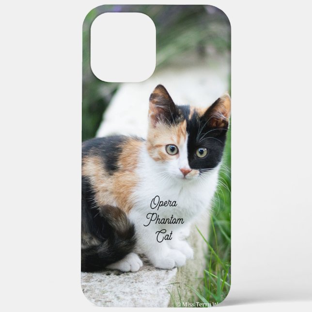 Funda De Case-Mate Para iPhone Opera Gato fantasma (Reverso )