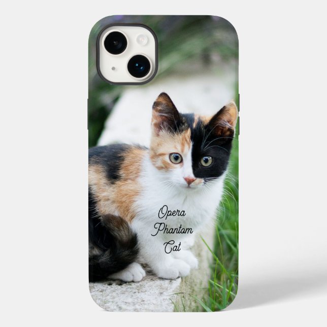 Funda De Case-Mate Para iPhone Opera Gato fantasma (Reverso )