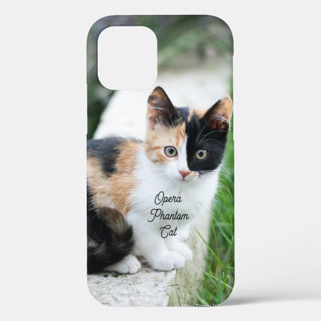 Funda De Case-Mate Para iPhone Opera Gato fantasma (Reverso )