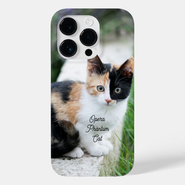 Funda De Case-Mate Para iPhone Opera Gato fantasma (Reverso )