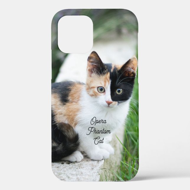Funda De Case-Mate Para iPhone Opera Gato fantasma (Reverso )