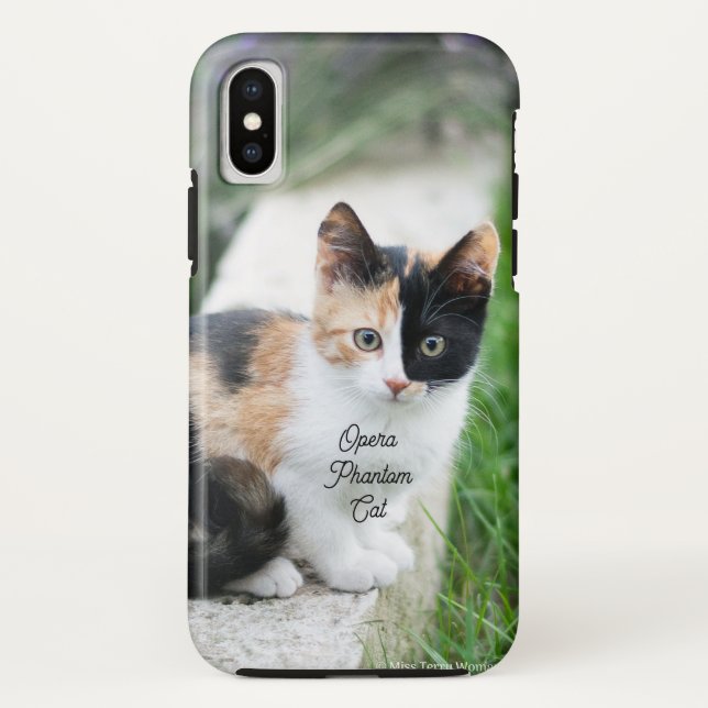 Funda De Case-Mate Para iPhone Opera Gato fantasma (Reverso)